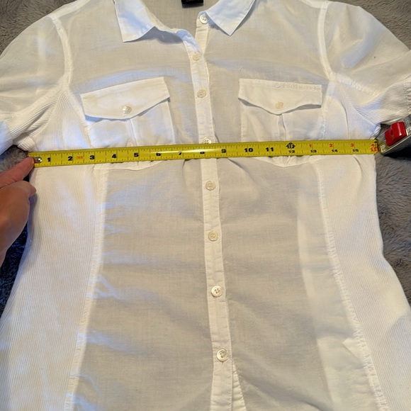 Calvin Klein Jeans White Blouse - Picture 9 of 10